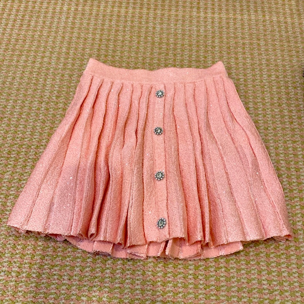 SELF PORTRAIT MINI PINK SKIRT 
NWT